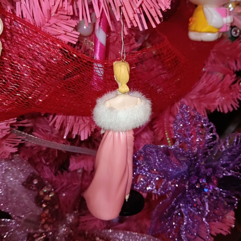 1996 VINTAGE BARBIE DOLL ENCHANTED EVENING CHRISTMAS TREE ORNAMENT - Picture 12 of 13